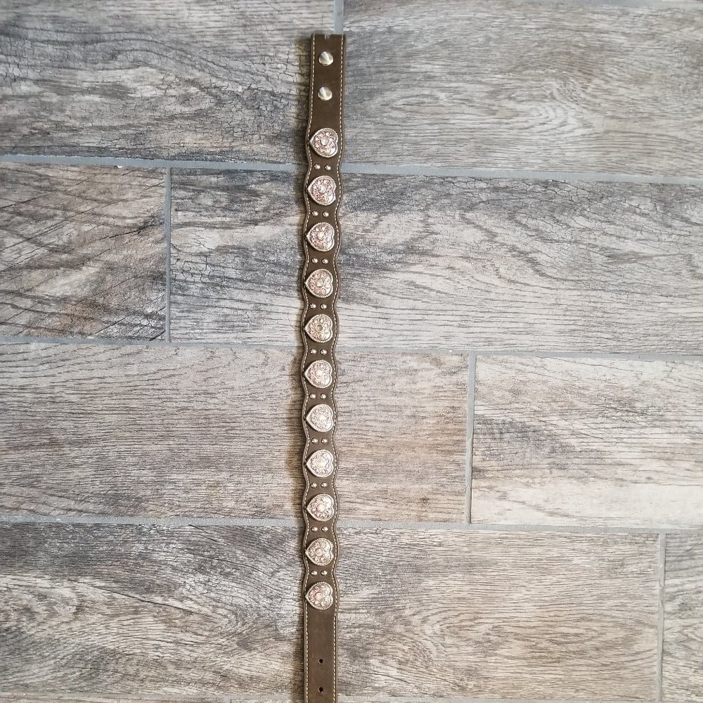 NoCona Girl's Belt Hearts Size 24